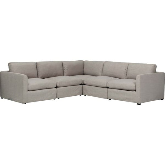 Hutton 5 Piece Sectional, Nomad Pierre