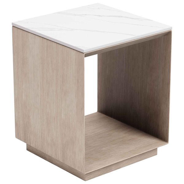 Table Tidecrest d'appoint, Blanc