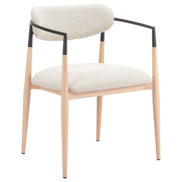 Equinox Dining Chaise, Oyster Gris/Naturel, Lot de 2