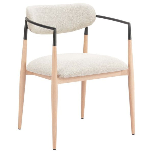 Equinox Dining Chaise, Oyster Gris/Naturel, Lot de 2